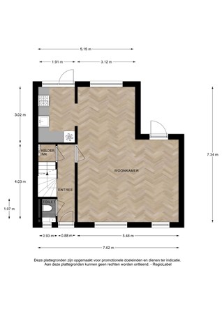 Floorplan - Diepenveenseweg 41, 7413 AL Deventer